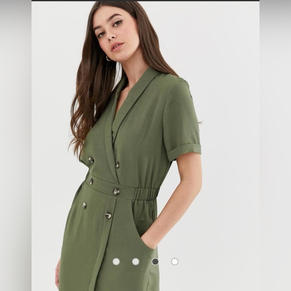ASOS TALL - Double Breasted Dress - Picture 3 of 4